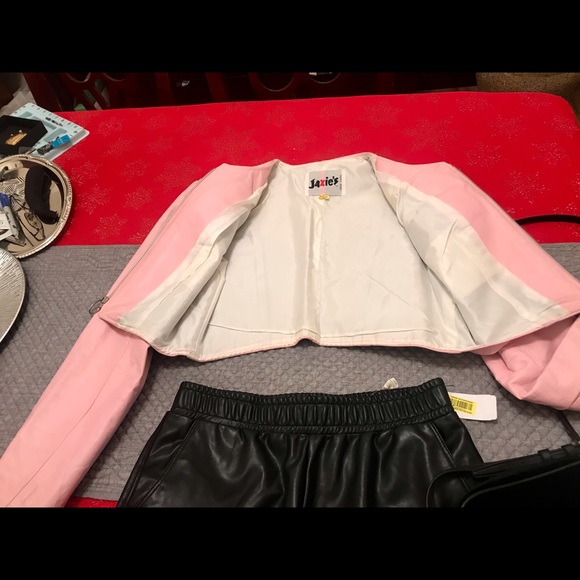 Pink Leather Jacket - Picture 6 of 6